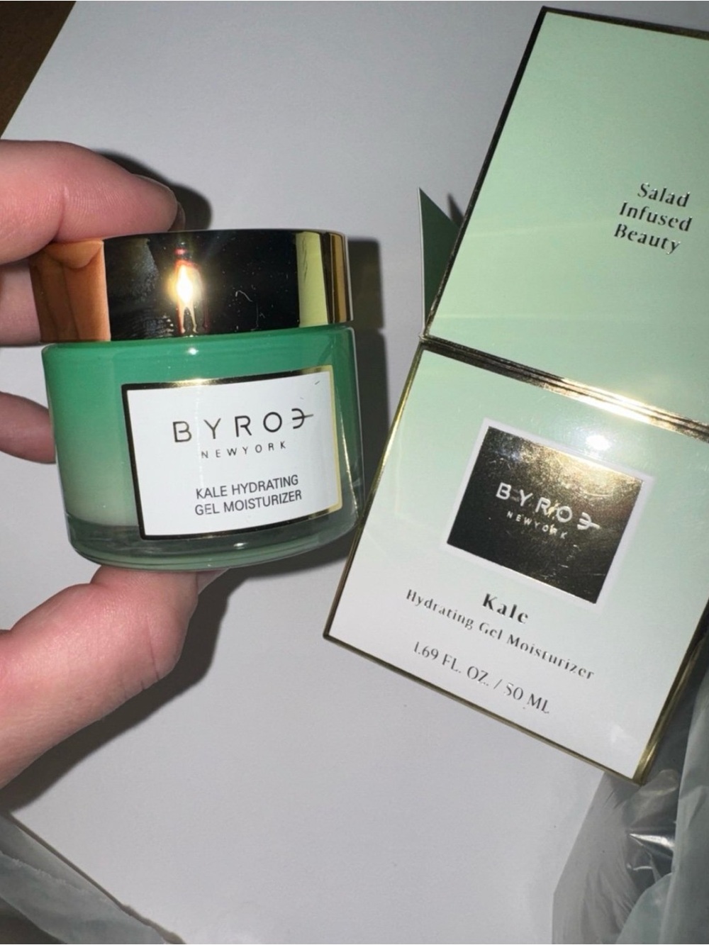 Byroe New York Kale Hydrating Gel Moisturizer - Green